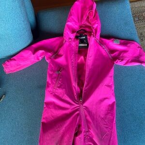 Reima Waterproof dirt resistant rain suit pink toddlers 18-24 months